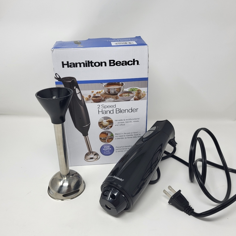 Hamilton Beach 2 Speed Hand Blender Black